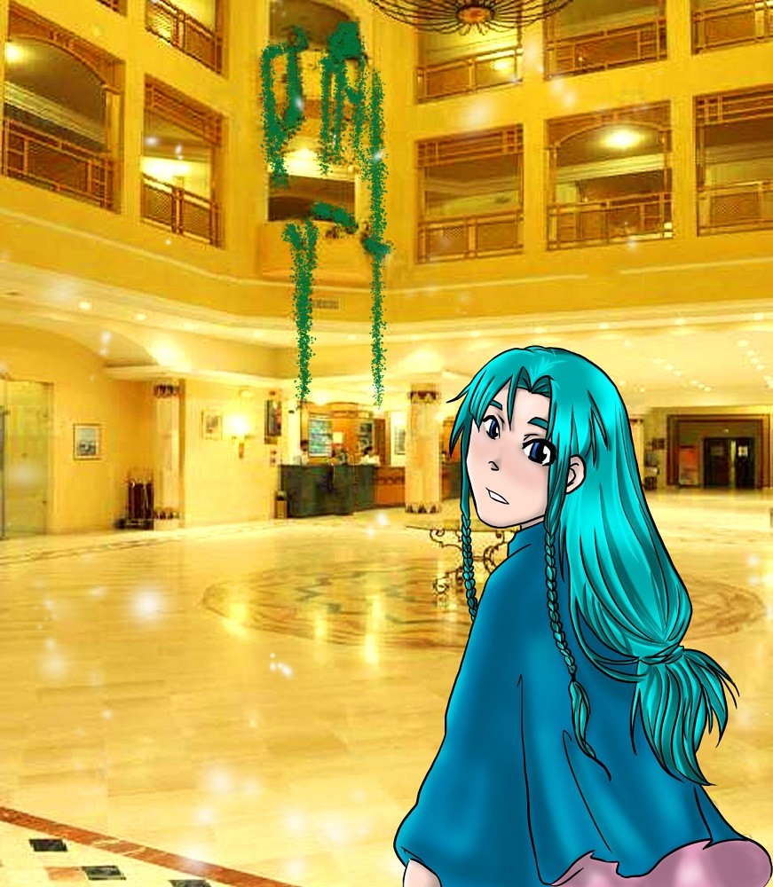 Tessa dans le hall d hotel 2